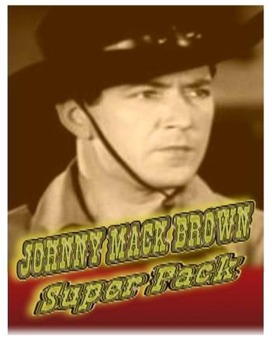 Johnny Mack Brown Super Pack ~ 78 Great Westerns